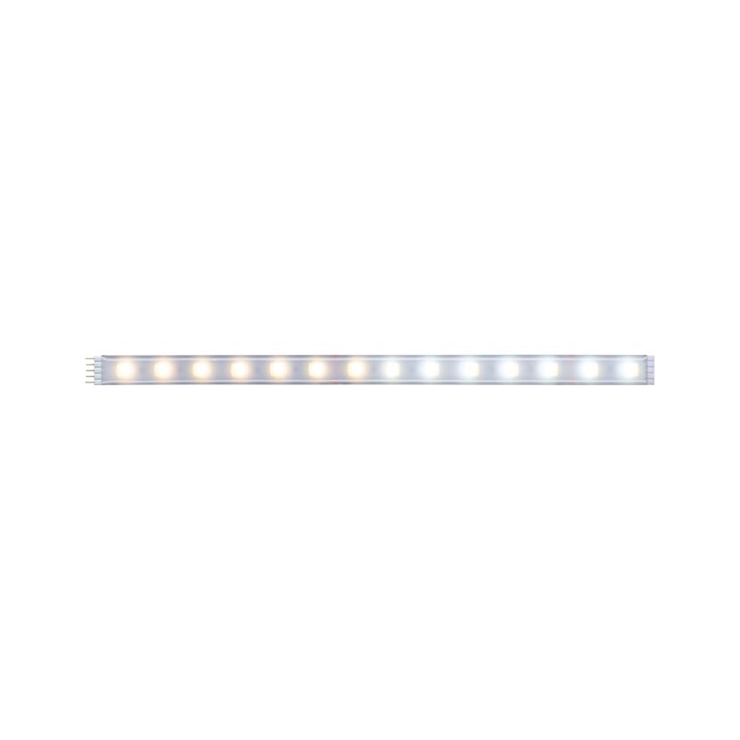 LED-Streifen 'MaxLED' 1 m 7 W 580 lm warmweiß-kaltweiß, silber