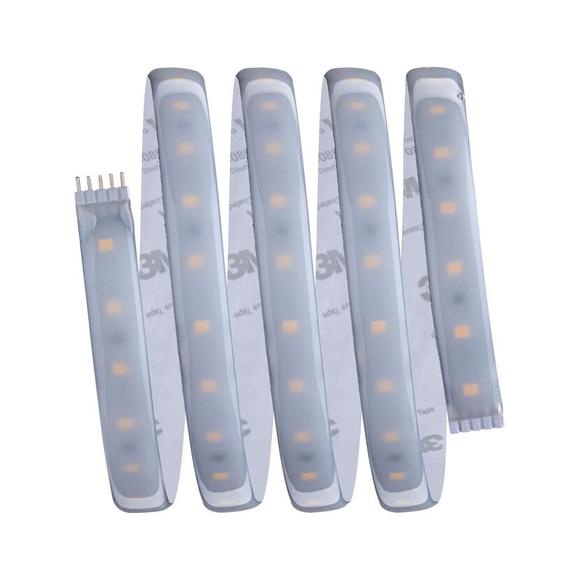 LED-Basisset 'MaxLED' 1,5 m 9 W 660 lm warmweiß, silber