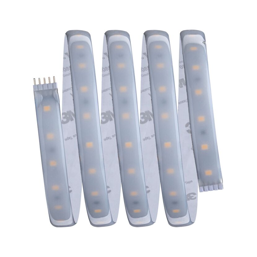 Aufgerolltes LED-Band mit Klebestreifen
