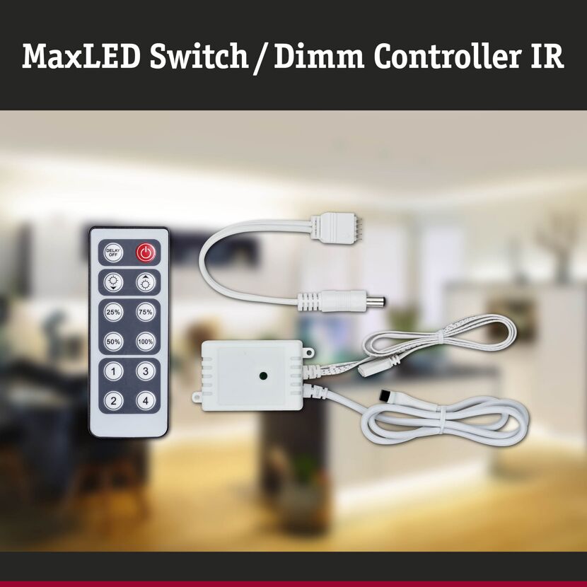 Dimm-/Schalt-Controller 'MaxLED' 24 V max. 144 W mit Fernbedienung
