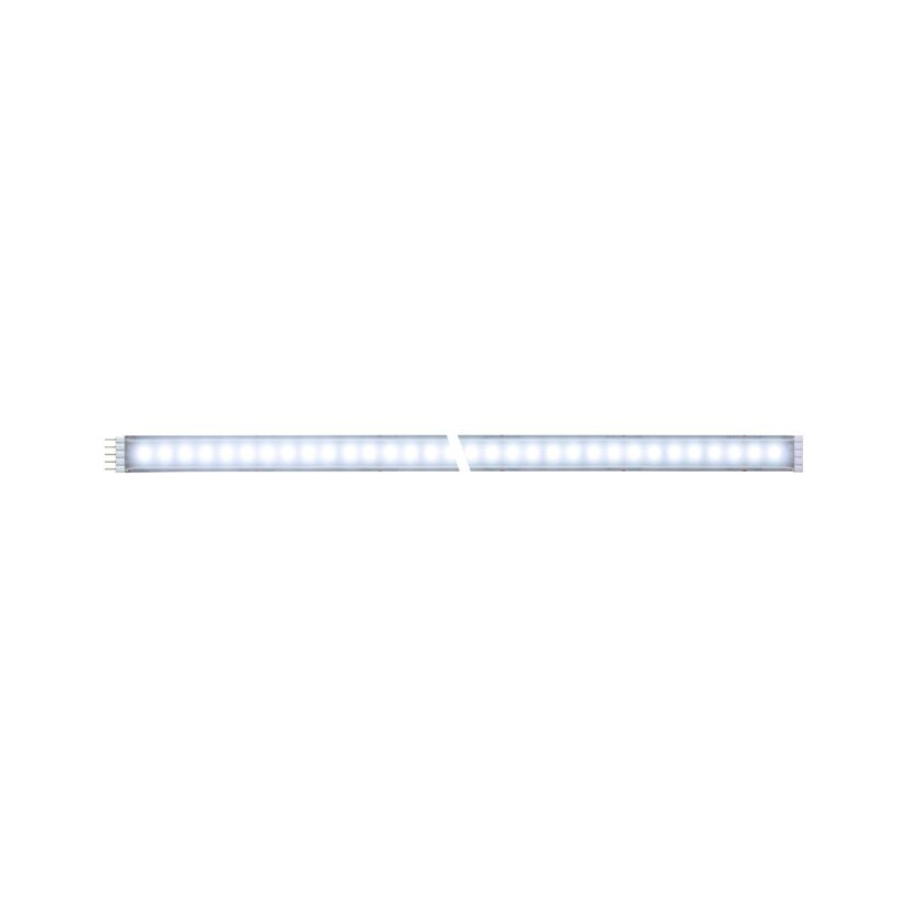LED-Streifen 'MaxLED' 1 m 12 W 880 lm kaltweiß, silber