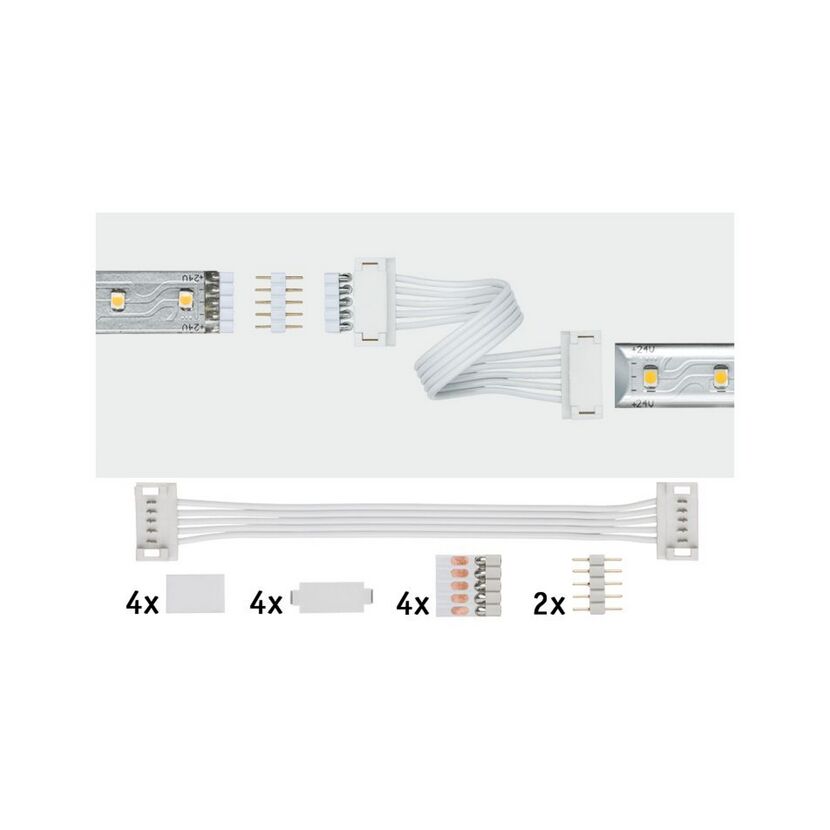 MaxLED Uni Connector 2er weiß