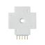 Verbinderset 'MaxLED' X-Connector weiß Kunststoff