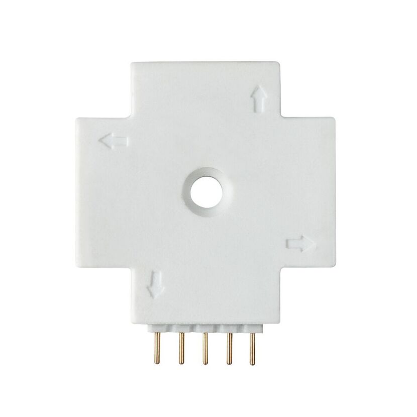 Verbinderset 'MaxLED' X-Connector weiß Kunststoff