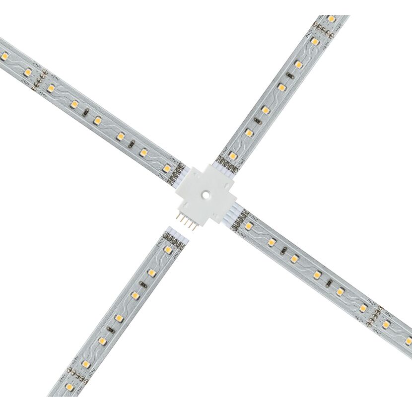 LED-Streifen-Verbinder für X-förmige Verbindungen
