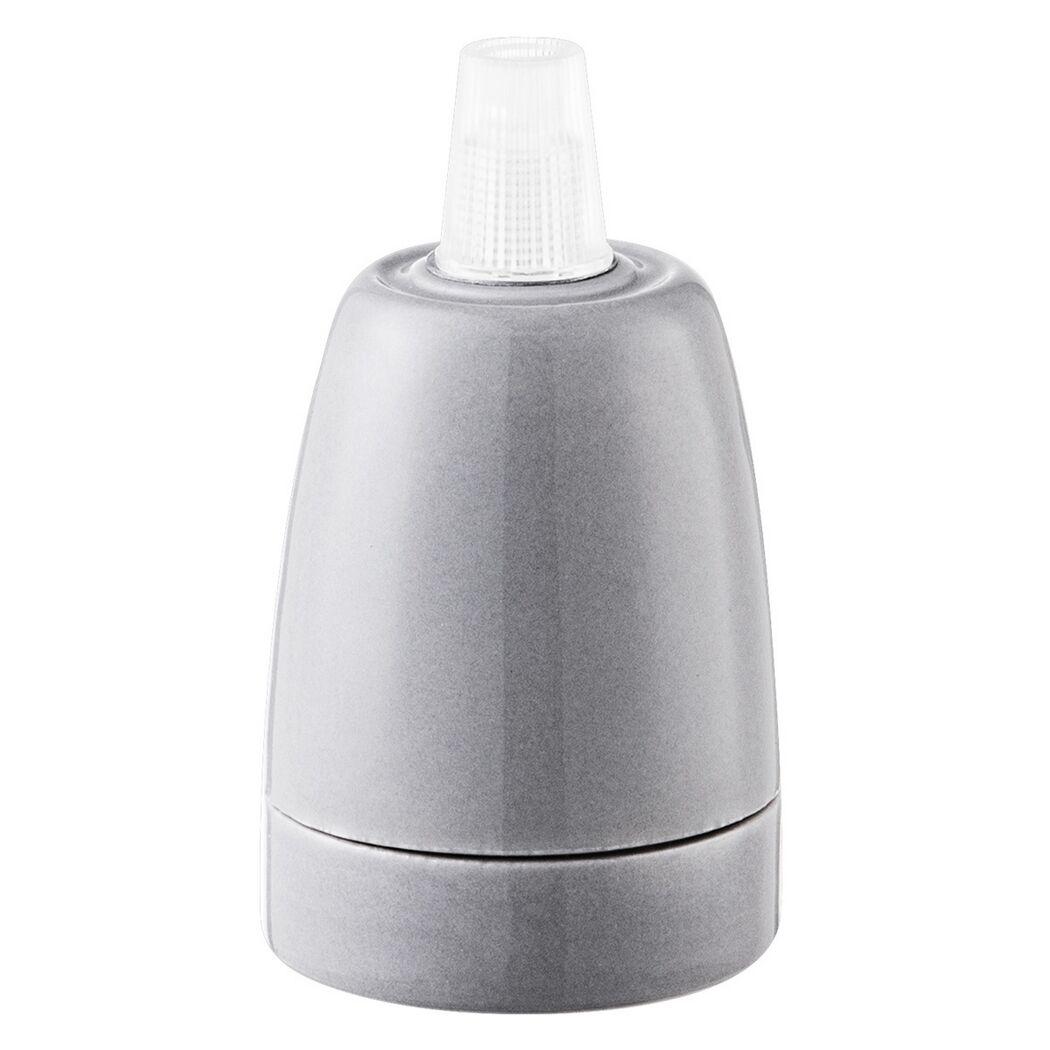 Lampenfassung 'Home Sweet Home' Porzellan E27 10 W