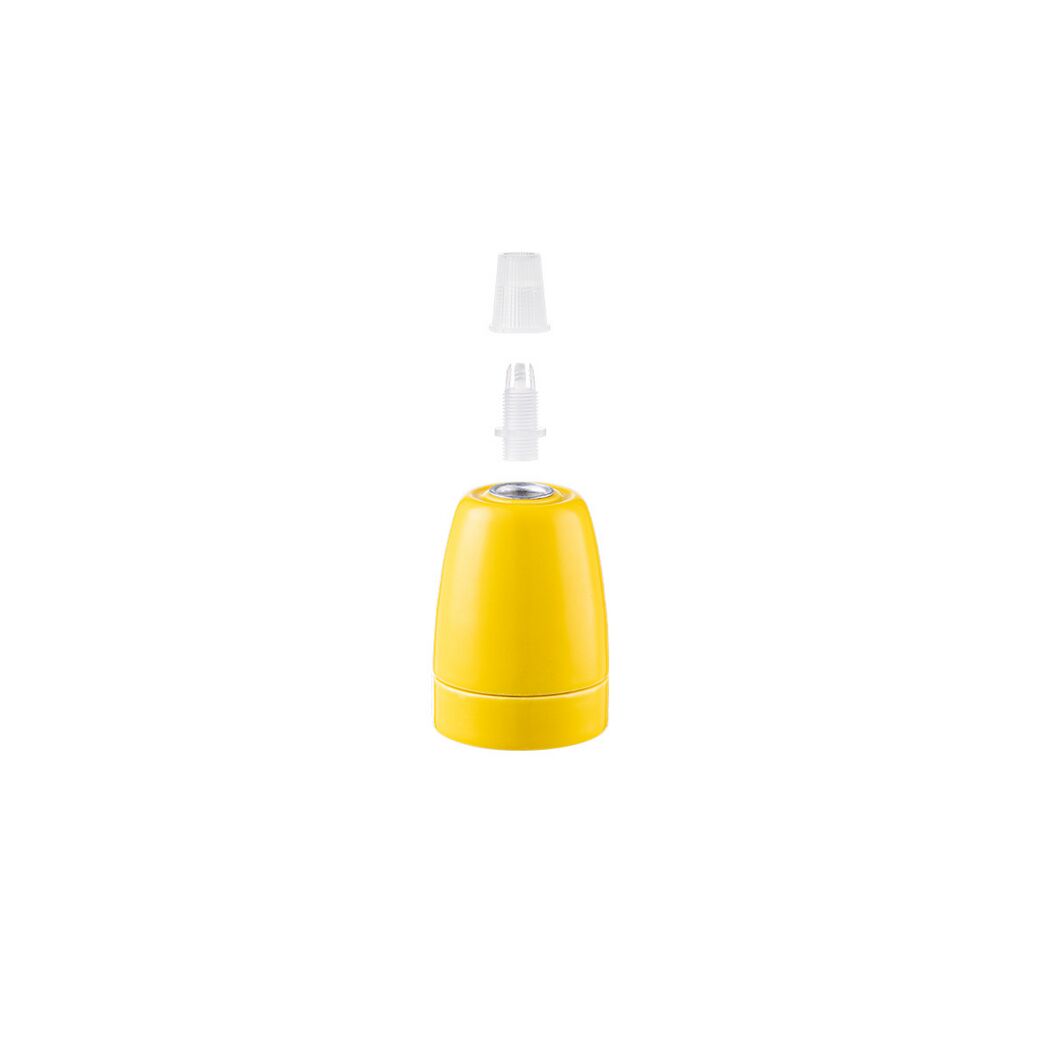 Lampenfassung 'Home Sweet Home' Porzellan E27 10 W