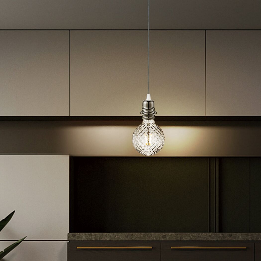 Lampenfassung 'Home Sweet Home' Metall E27 10 W