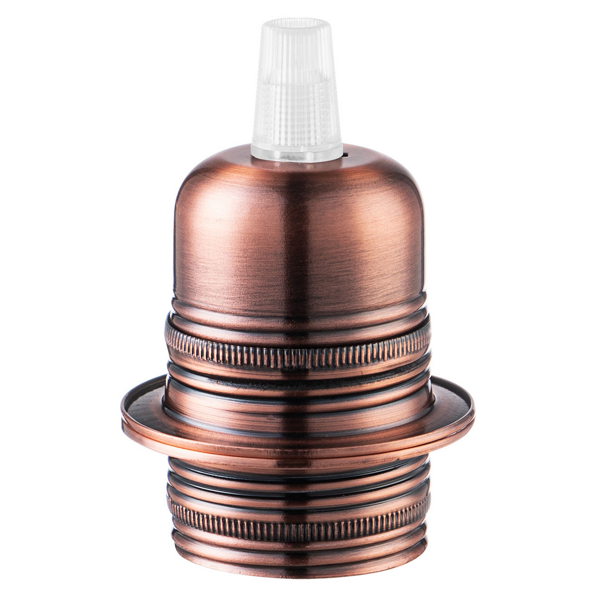 Kupferne Metallfassung E27 für Lampen