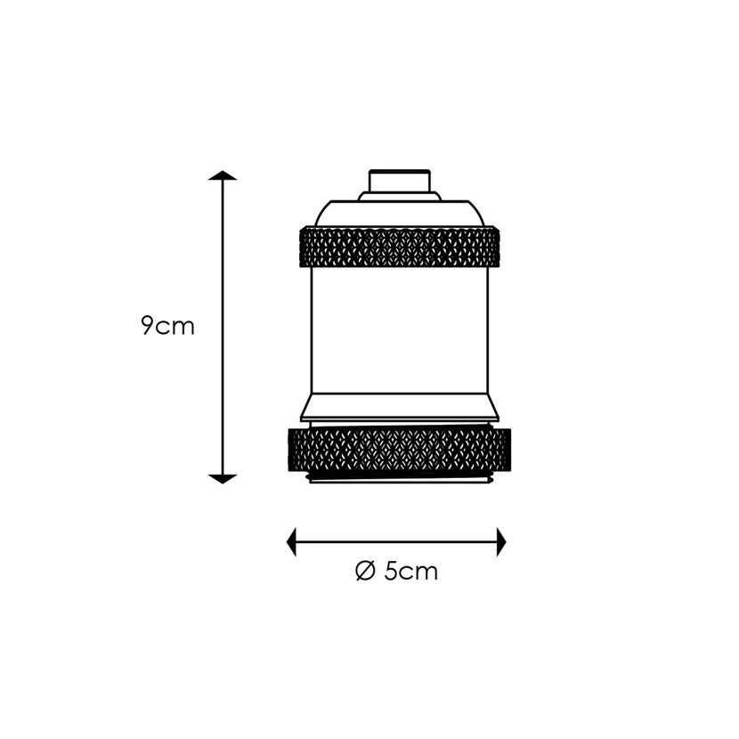 Metall Fassung E27, perle
