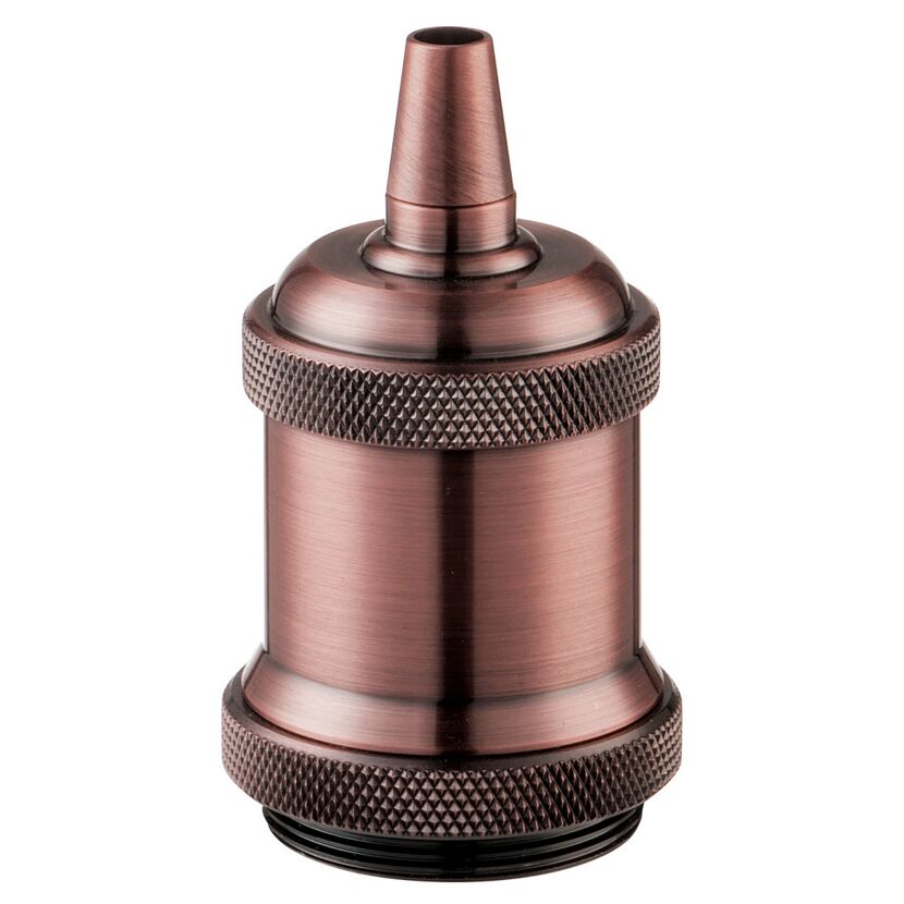 Lampenfassung 'Home Sweet Home' E27 Aluminium kupferfarben