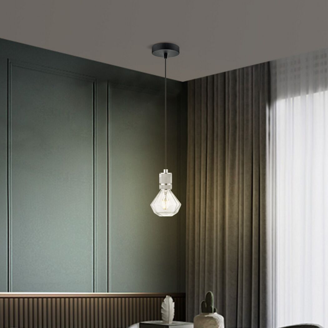 Lampenfassung 'Home Sweet Home' Metall E27 10 W