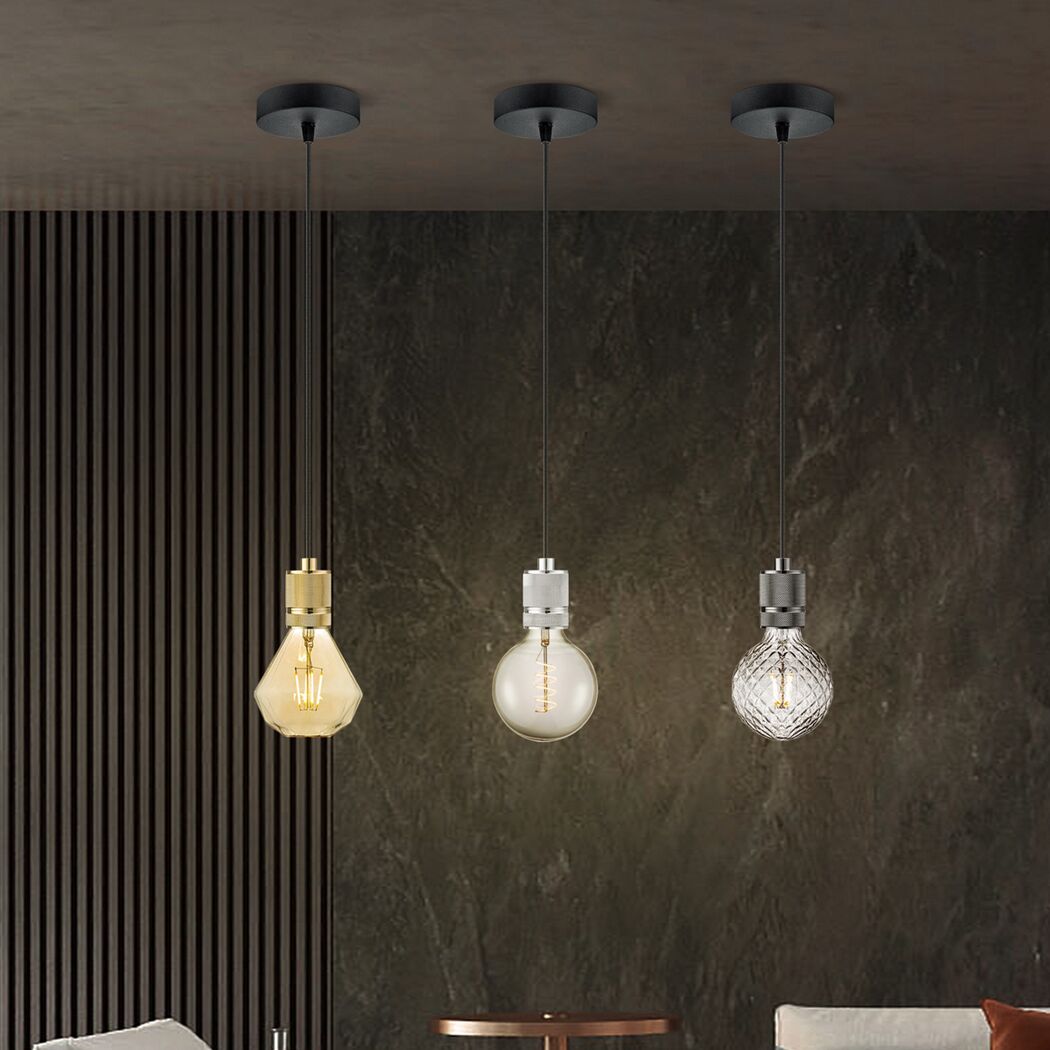 Lampenfassung 'Home Sweet Home' Metall E27 10 W