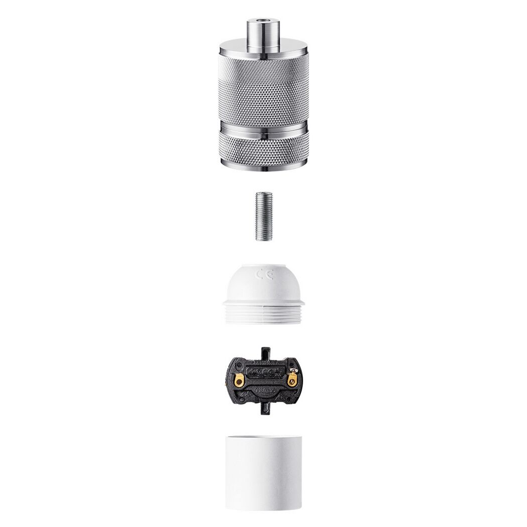 Lampenfassung 'Home Sweet Home' Metall E27 10 W