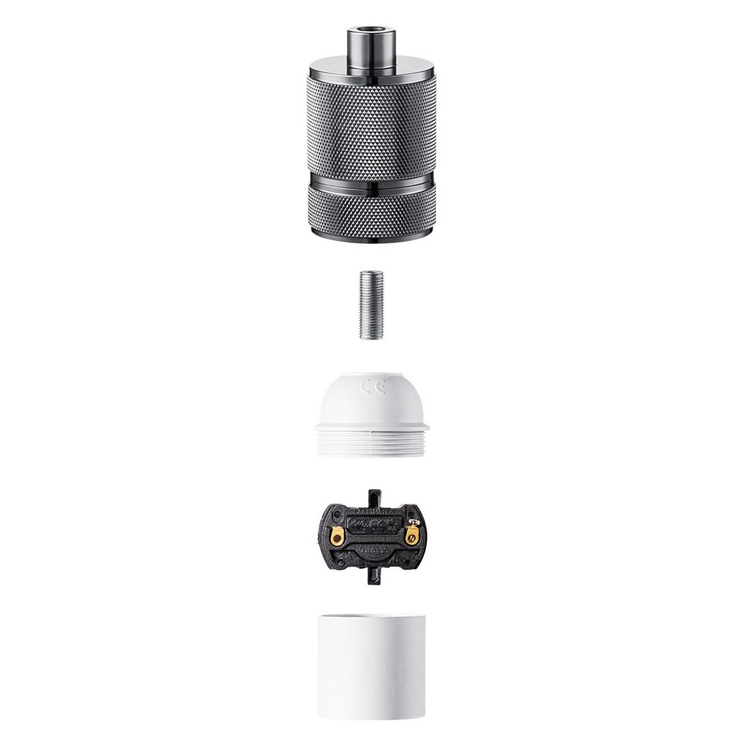 Lampenfassung 'Home Sweet Home' Metall E27 10 W