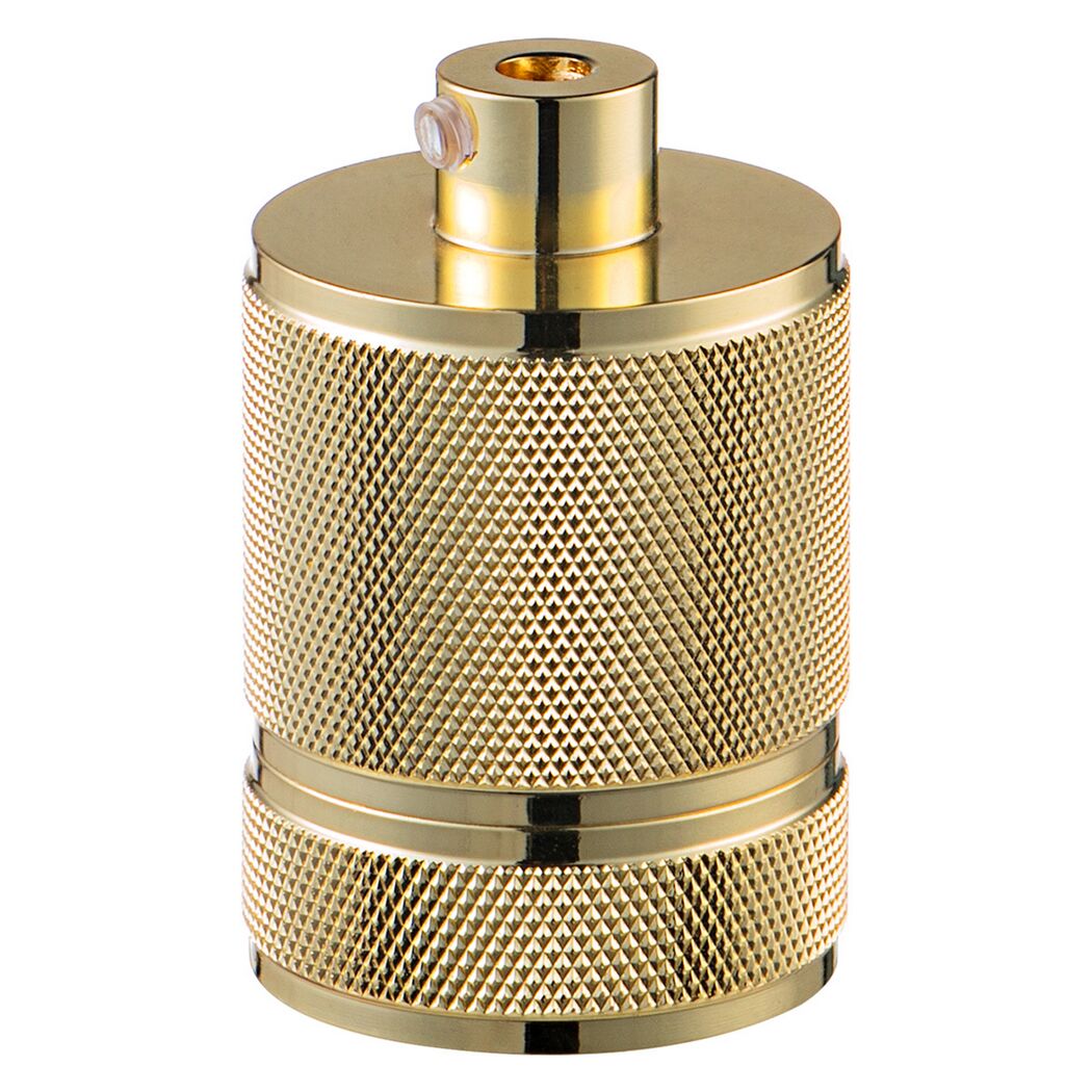 Goldene Metalfassung E27