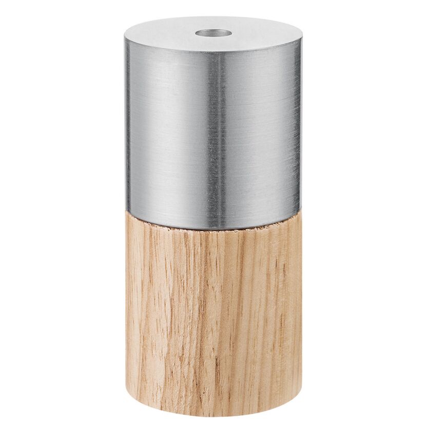 Metall-Holz-Lampenfassung