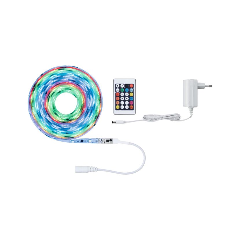 LED-Set 'SimpLED' 5 m 10 W RGB, weiß