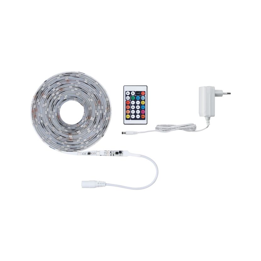 LED-Set 'SimpLED' 5 m 10 W RGB, weiß