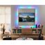 TV mit bunter LED-Hintergrundbeleuchtung