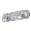 LED Sensorleuchte, 2-flammig, silber