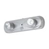 LED Sensorleuchte, silber, mit zwei Strahlern