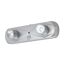 LED Sensorleuchte, silber, mit zwei Strahlern