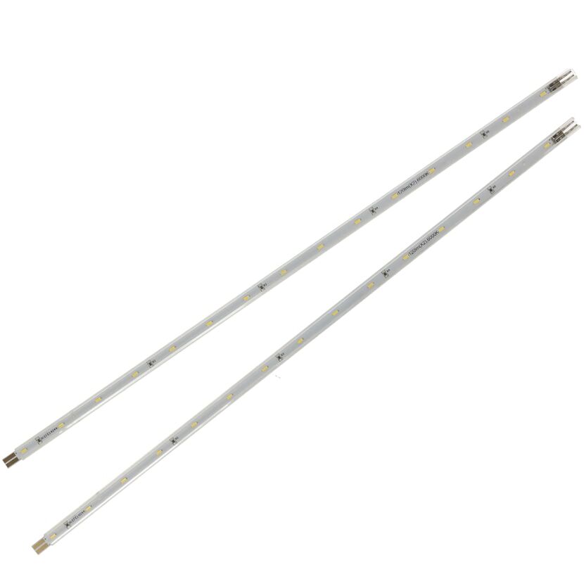 Zwei LED-Lichtleisten.