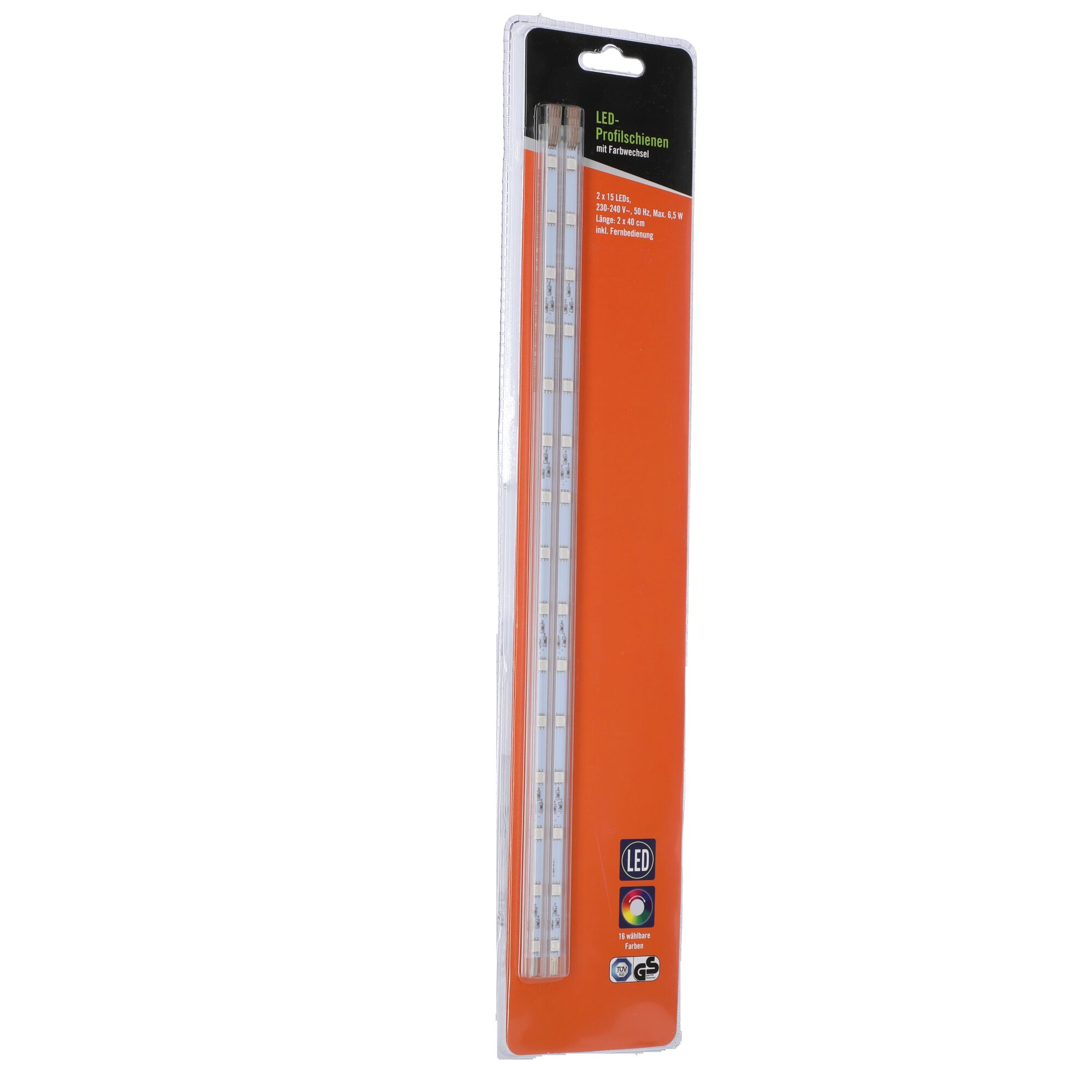 LED-Profilschienen mit Farbwechsel in der Verpackung