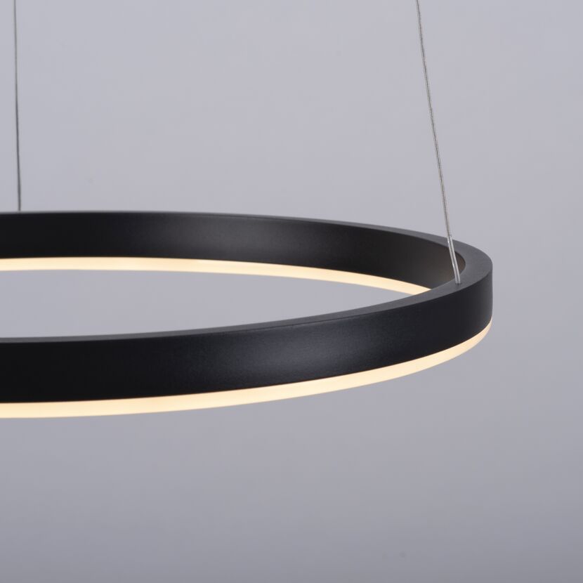 LED-Pendelleuchte 'Ritus' anthrazit Ø 39,3 x 120 cm 23,5 W