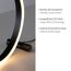 LED-Tischleuchte 'Ritus' anthrazit 10 x 28 x 28,5 cm