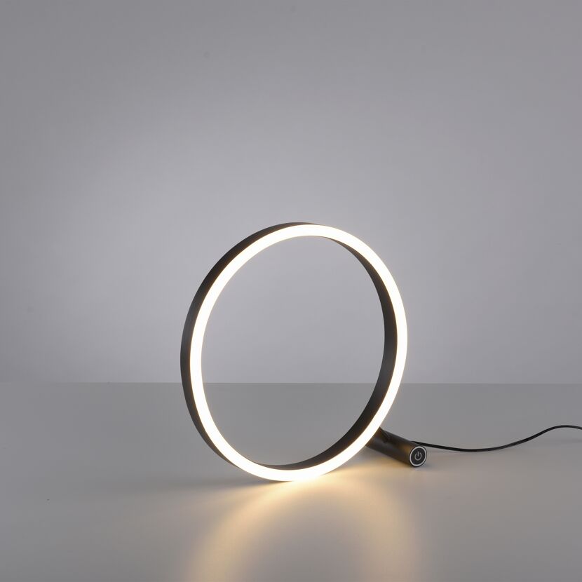 LED-Tischleuchte 'Ritus' anthrazit 10 x 28 x 28,5 cm