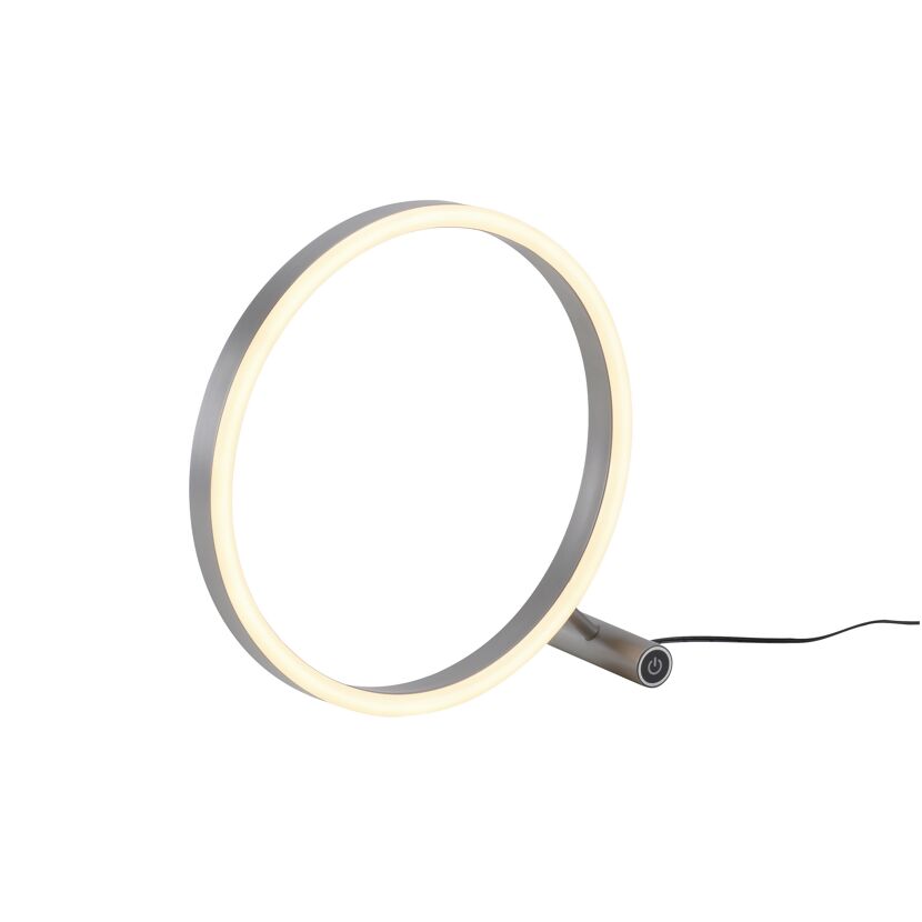 LED-Tischleuchte 'Ritus' aluminiumfarben 10 x 28 x 28,5 cm
