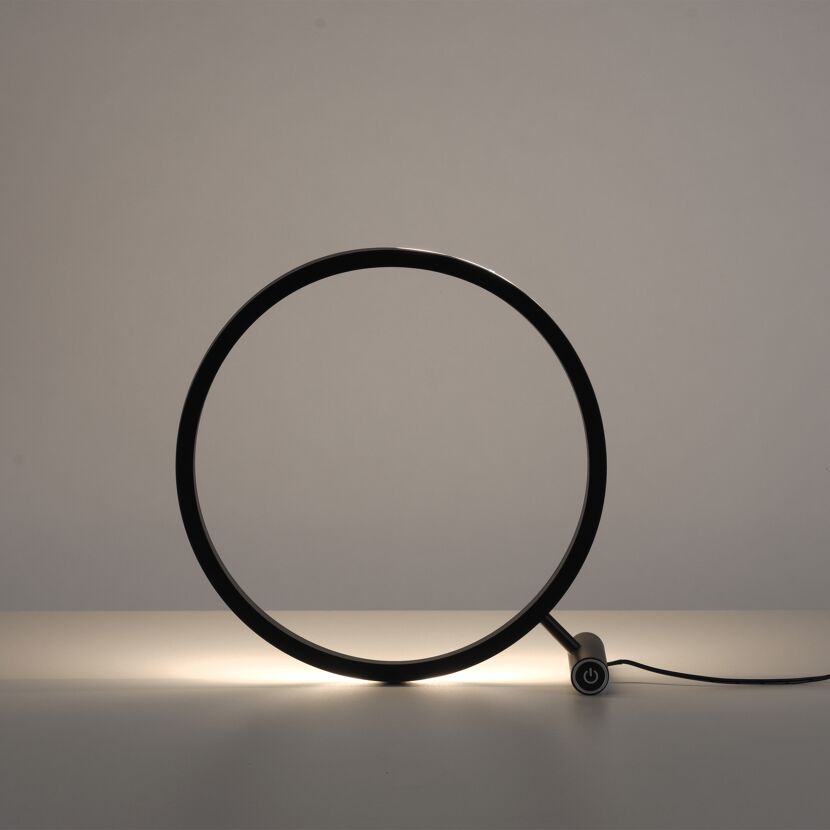 LED-Tischleuchte 'Ritus' aluminiumfarben 10 x 28 x 28,5 cm