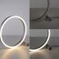 LED-Tischleuchte 'Ritus' aluminiumfarben 10 x 28 x 28,5 cm