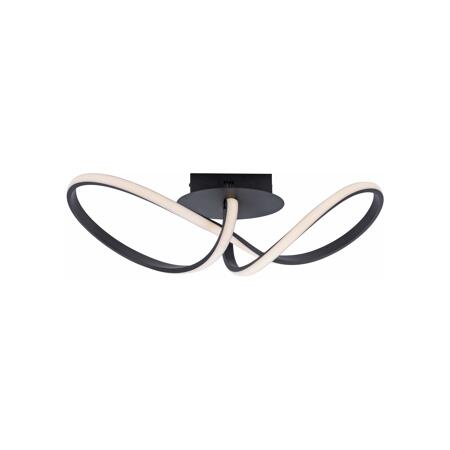2. Bild von LED-Deckenleuchte 'Maria' schwarz 1050 lm 24,5 x 27 x 61 cm
