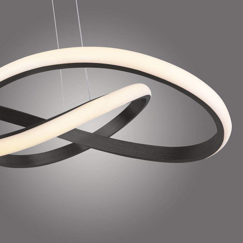 LED-Pendelleuchte 'Maria' schwarz 57 x 120 x 57 cm 29,5 W