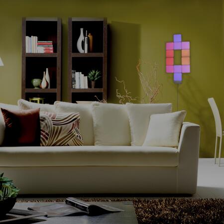 4. Bild von LED-Magic-Panels mit Touch- und Musiksensor, 12er-Set