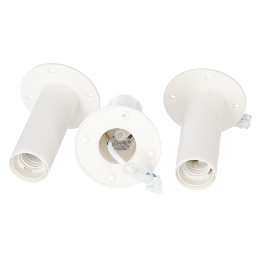 Renovierungsfassung E27 weiß 3er-Set