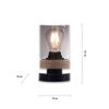 Tischlampe 'Pasqual' E27 40 W Ø 10 x 18 cm