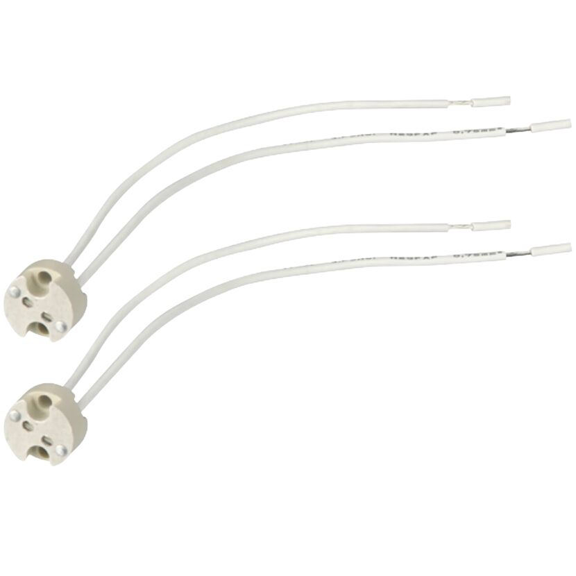 Lampenfassungsset Keramik GU5.3/GU4/GY6.35 2 Stück