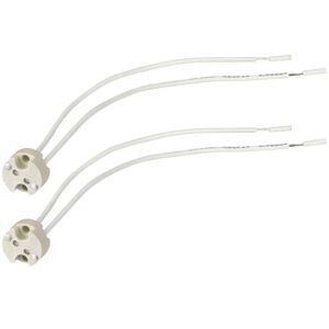 Lampenfassungsset Keramik GU5.3/GU4/GY6.35 2 Stück