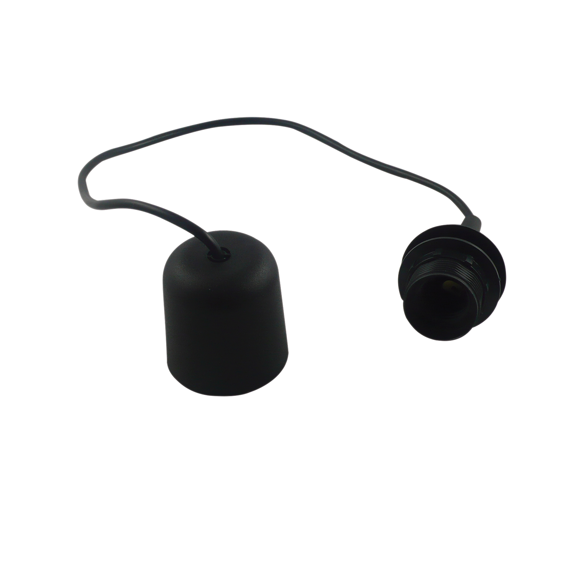 Leuchtenpendel schwarz E27 60 W 70 cm
