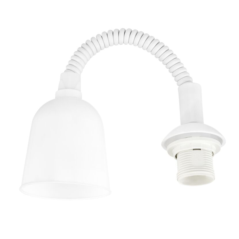 Zugpendel E27 weiß
