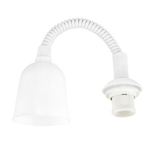 Zugpendel E27 weiß
