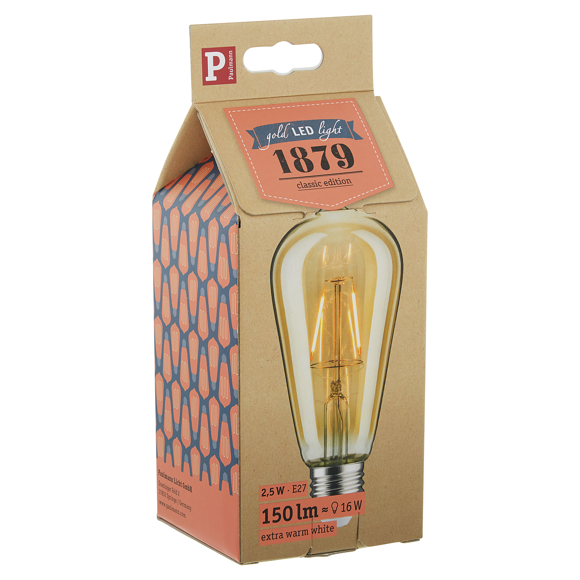 2,5 E27 Rustika\' LED-Lampe \'Vintage W