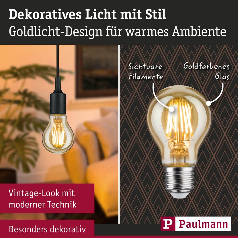 LED Lampe Vintage Standardform