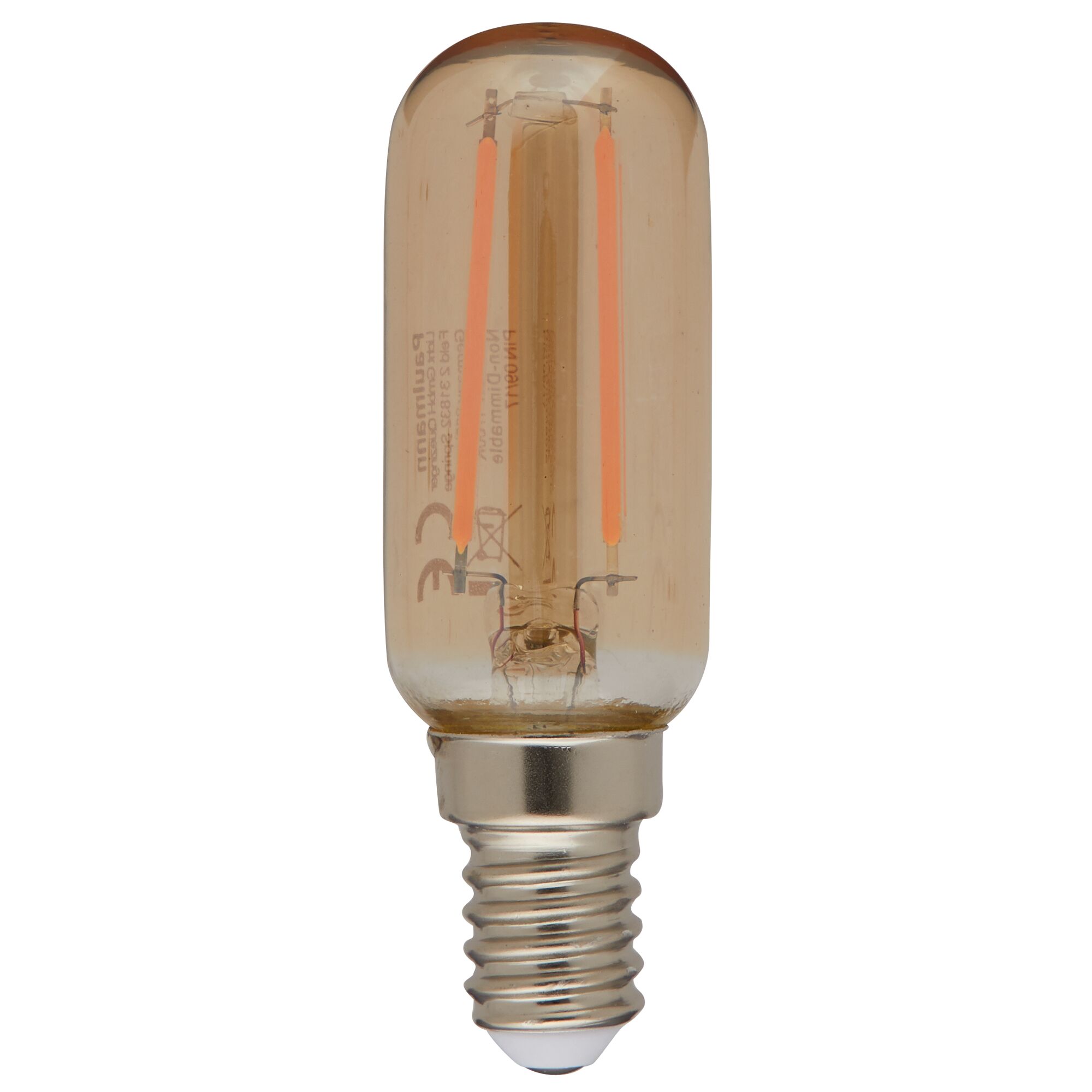 LED Vintage Röhre 2W E14 Gold 1700K