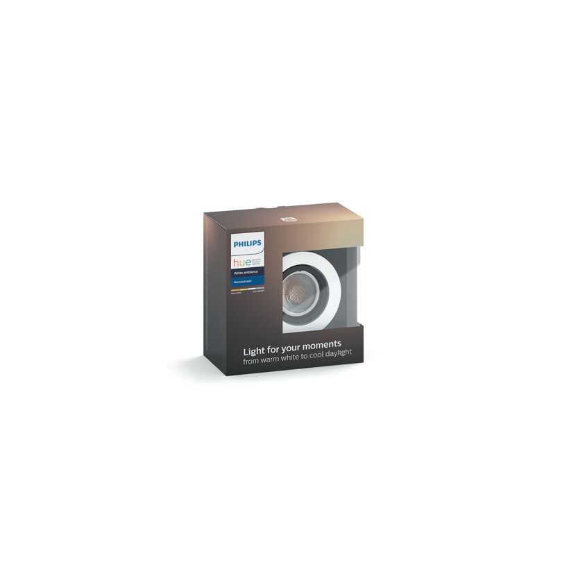 Philips Hue White Ambiance Einbau-Spot in Verpackung