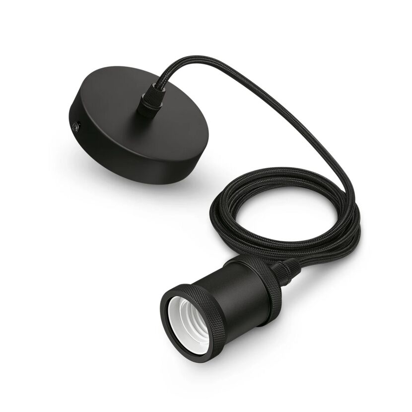 Schwarzes Vintage-Pendelkabel